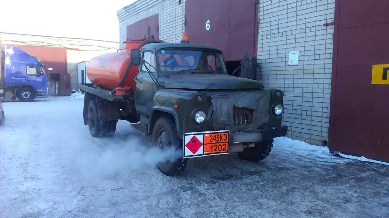 Пример установки на Заправщик ГАЗ-53