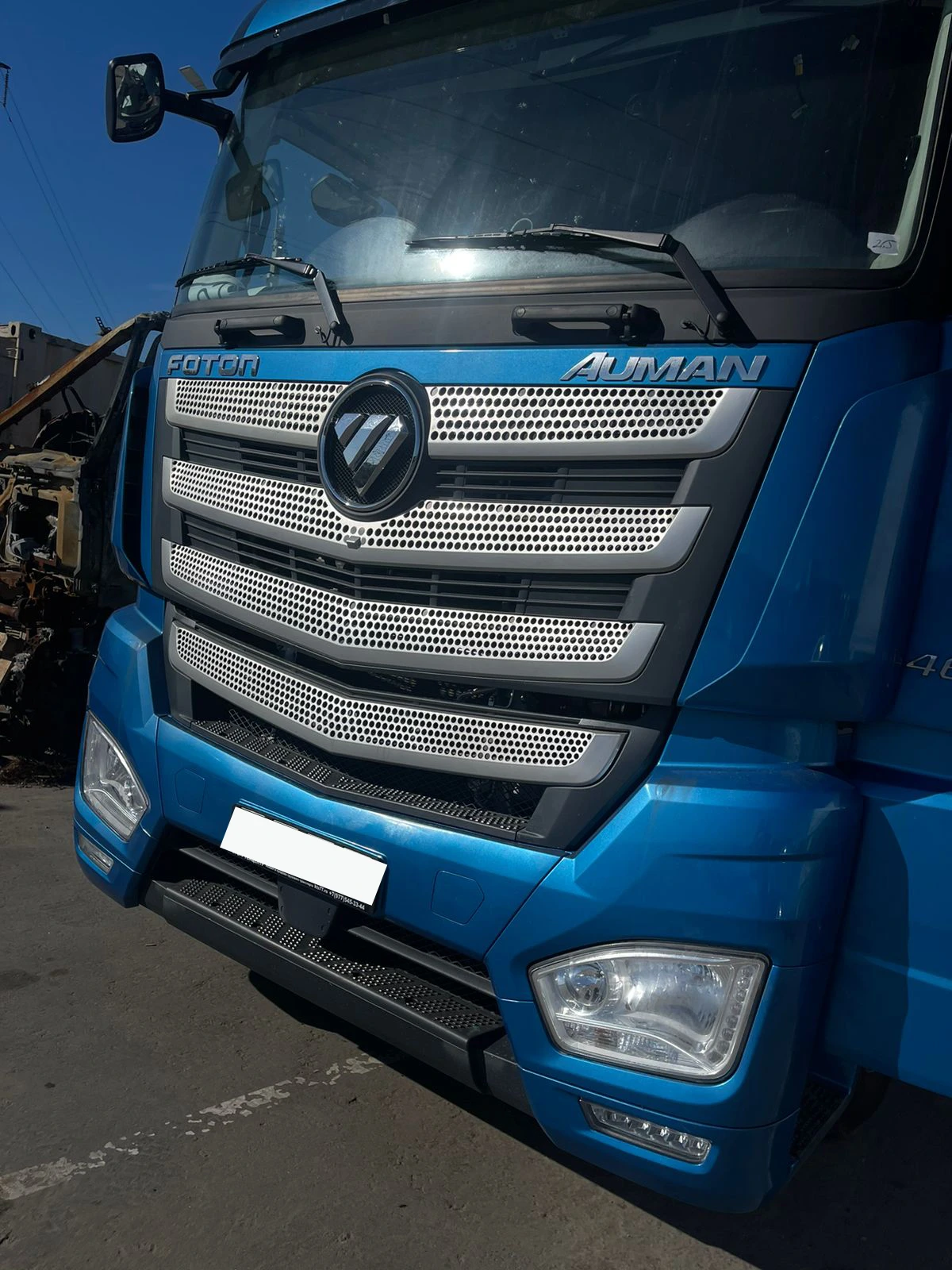 Пример установки на грузовик FOTON